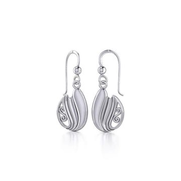 Celtic Double Spiral Earrings TE2083 - Jewelry